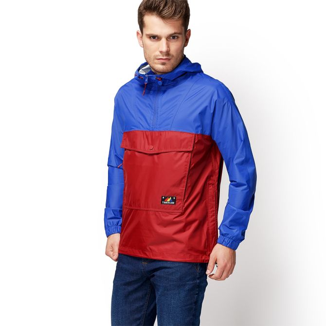 Мъжко яке Mount Bond Raincoat for Men in Blue/Red A1MXYN30 01