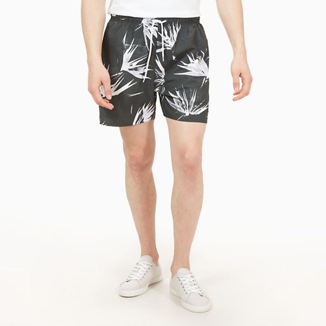 Мъжки бански Sunapee Patterned Leisure Shorts for Men in Dark Green TB0A1NYGT01 02
