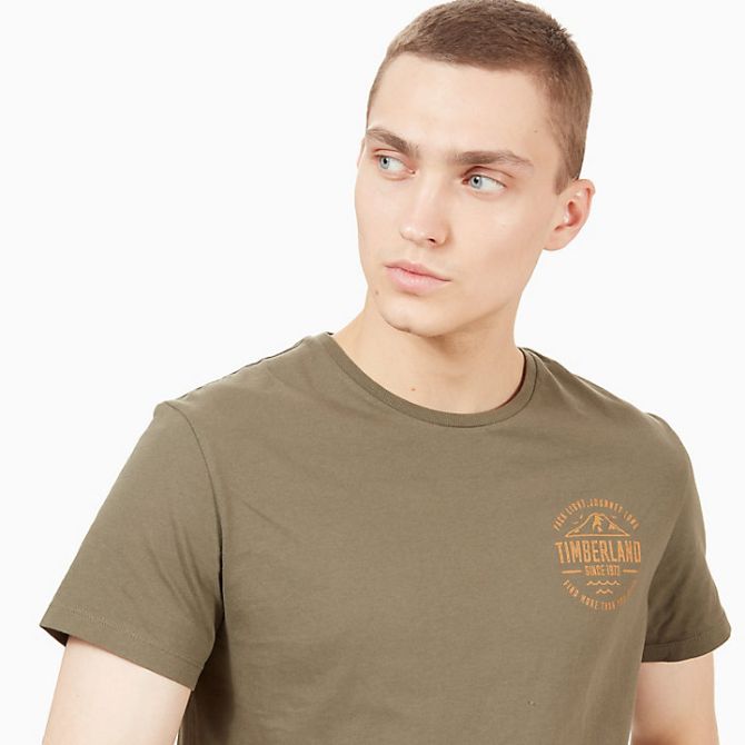 Мъжка тениска Kennebec River Graphic T-Shirt for Men in Green TB0A1O6CA58 04