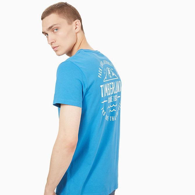 Мъжка тениска Kennebec River Graphic T-Shirt for Men in Blue TB0A1O6CF42 02