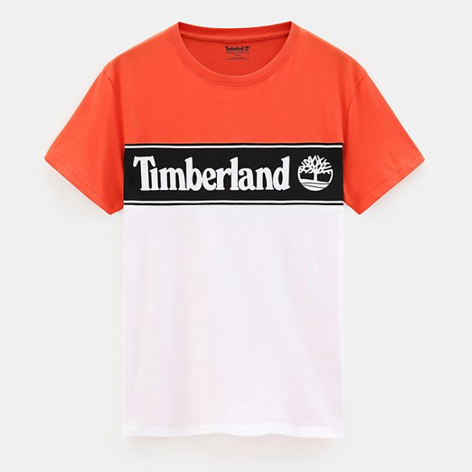 Мъжка тениска Linear Logo T-shirt for Men in Orange TB0A1OA4845 01