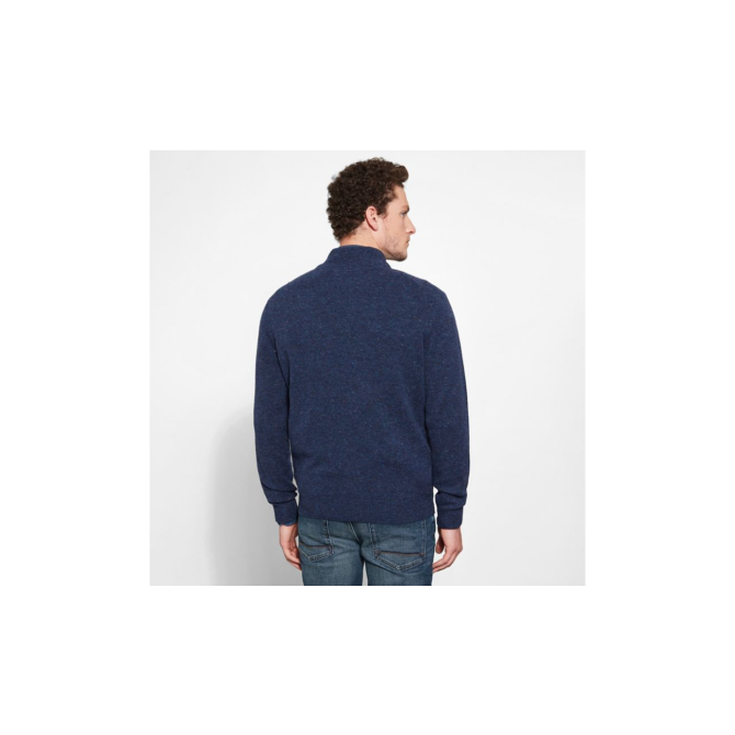 Мъжки пуловер Beech River Merino Zip Jumper Blue A1RGA433 03