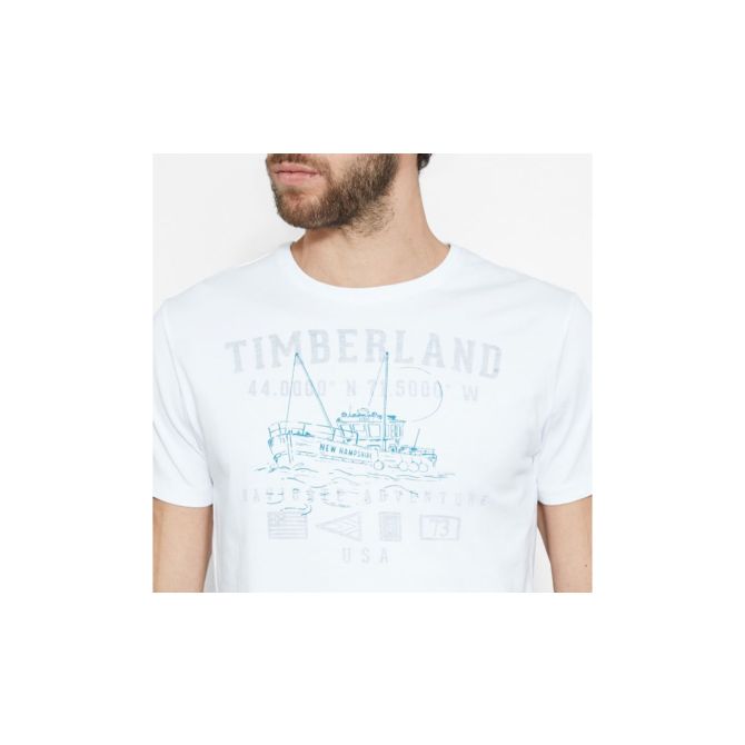 Мъжка тениска KENNEBEC RIVER VINTAGE NAUTICAL TEE A1S21100 02