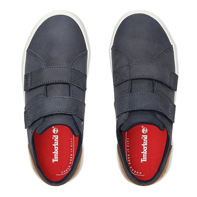 Детски обувки Newport Bay Leather Trainer for Youth in Navy TB0A1TN3410 05