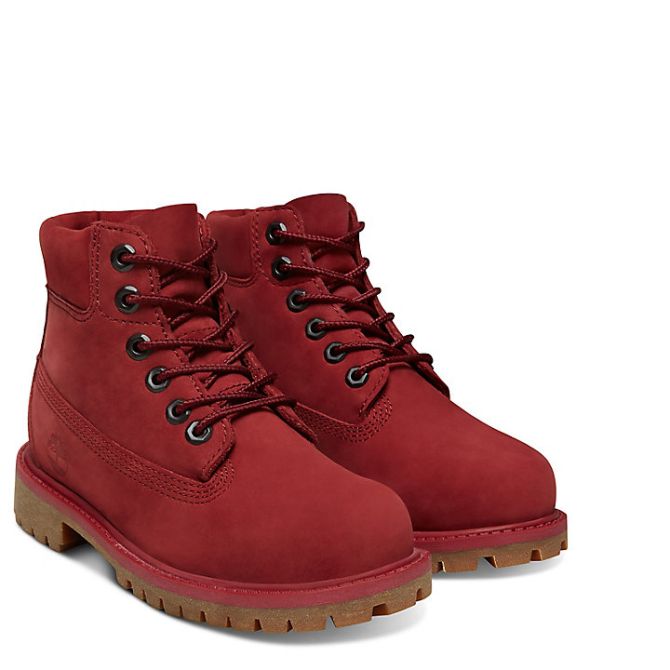 Детски боти Premium 6 Inch Boot for Youths in Red TB0A1VKEM491 02