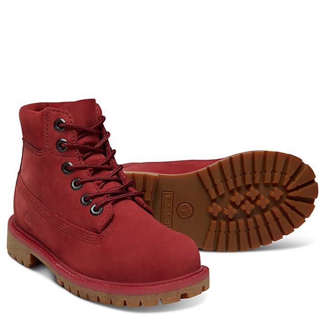 Детски боти Premium 6 Inch Boot for Youths in Red TB0A1VKEM491 03