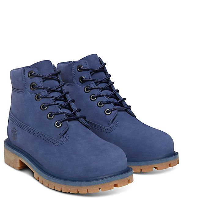 Детски боти Premium 6 Inch Boot for Youths in Blue TB0A1VL1E091 02