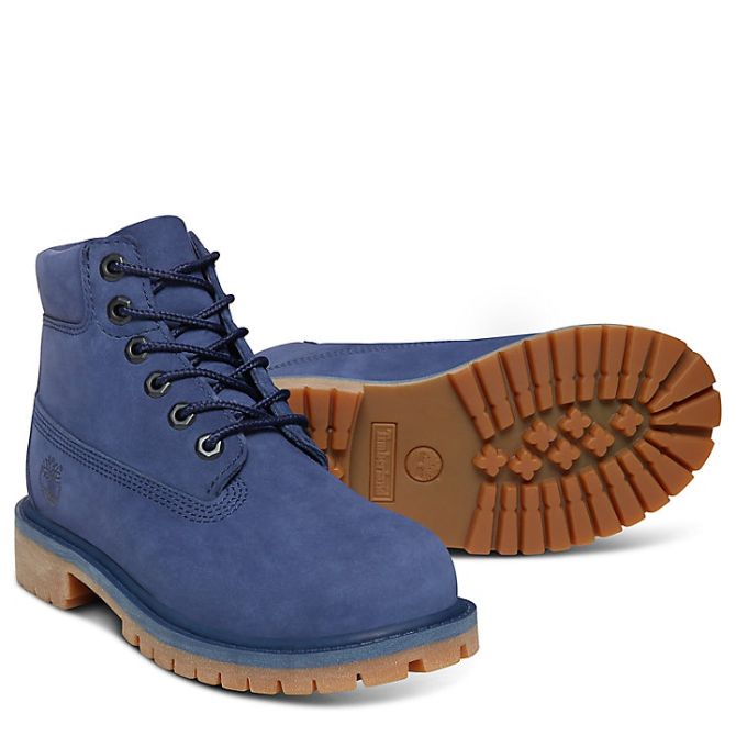 Детски боти Premium 6 Inch Boot for Youths in Blue TB0A1VL1E091 03