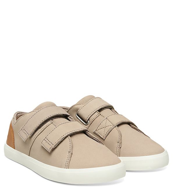 Детски обувки Newport Bay Leather Trainer for Youth in Beige TB0A1WWKL47 02