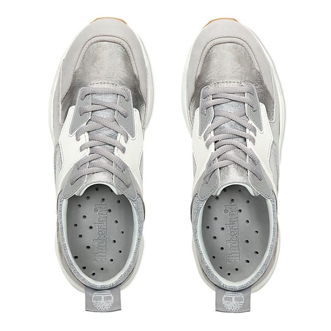Дамски маратонки Delphiville Leather Sneaker for Women in Silver TB0A1Y7J040 06
