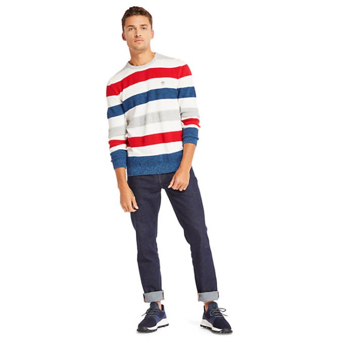Мъжки пуловер Beebe River Organic Cotton Sweater for Men in Blue TB0A1ZV1F42 02