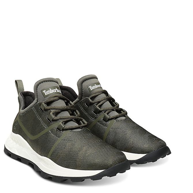 Мъжки обувки Brooklyn Fabric Sneaker for Men in Dark Green TB0A21G3A58 03