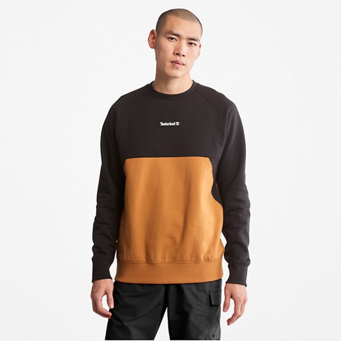 Мъжко горнище Cut-and-Sew Sweatshirt for Men in Black TB0A22KFP56 01