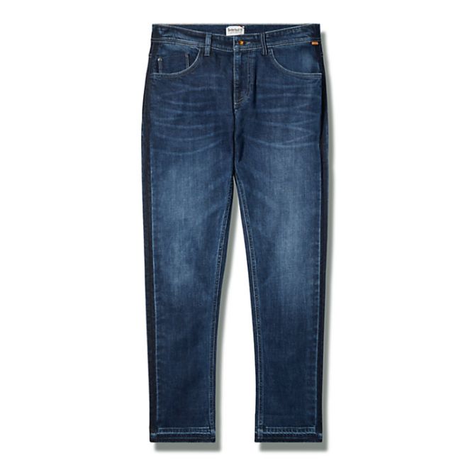 Мъжки дънки Tapered-leg Comfort Jeans for Men in Dark Blue TB0A22RCK53 01