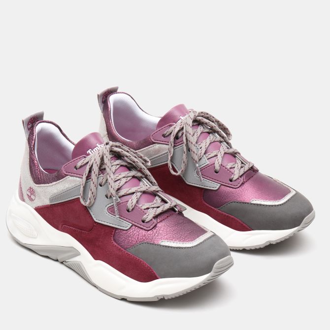 Дамски маратонки Delphiville Leather Sneaker for Women in Purple TB0A23EMX34 01