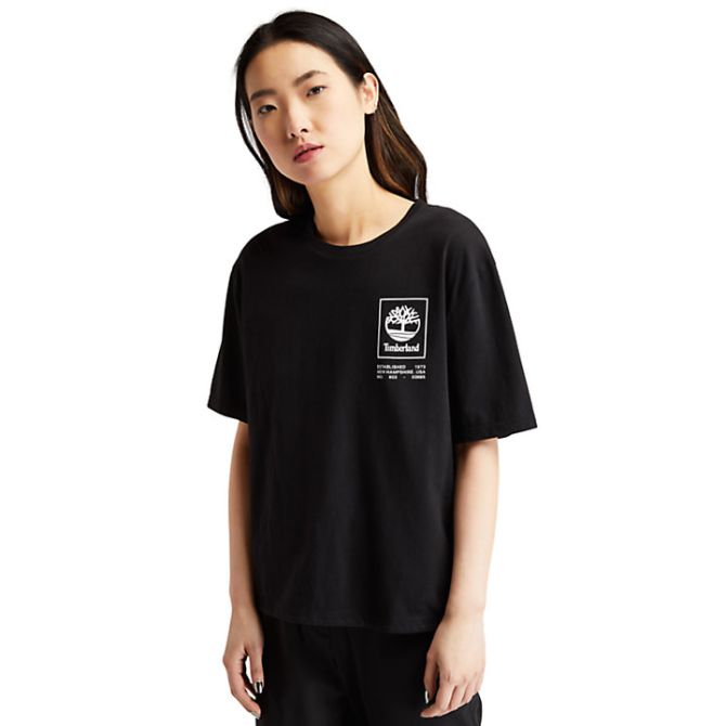 Дамска тениска Organic Cotton Utility T-shirt for Women in Black TB0A23FA001 01