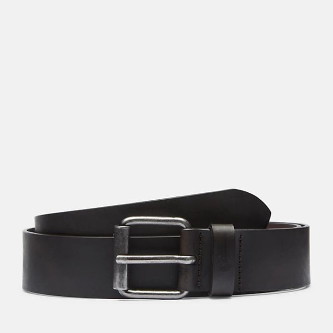 Мъжки колан Leather Belt for Men in Dark Brown TB0A23UE242 01