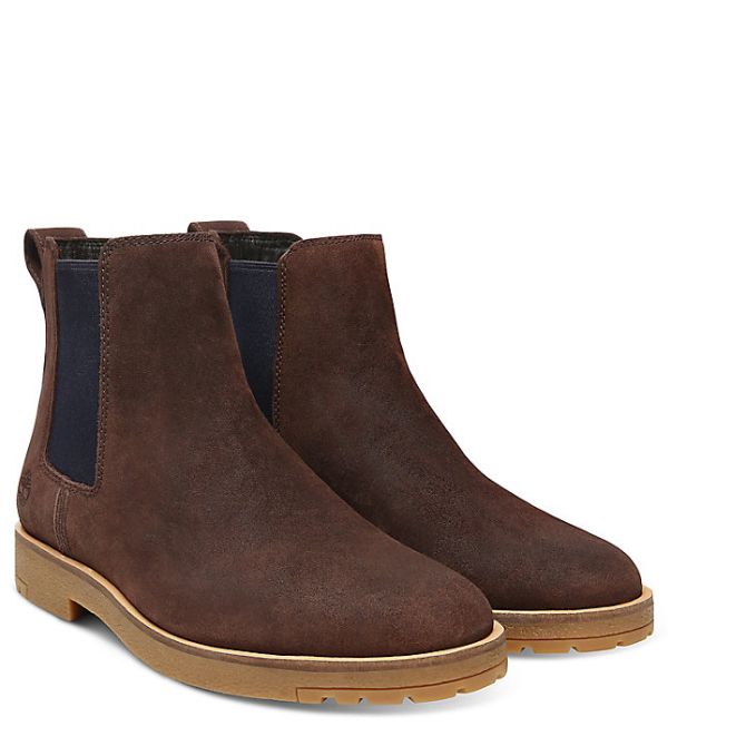 Мъжки обувки Folk Gentleman Chelsea Boot for Men in Brown TB0A23VJD48 03