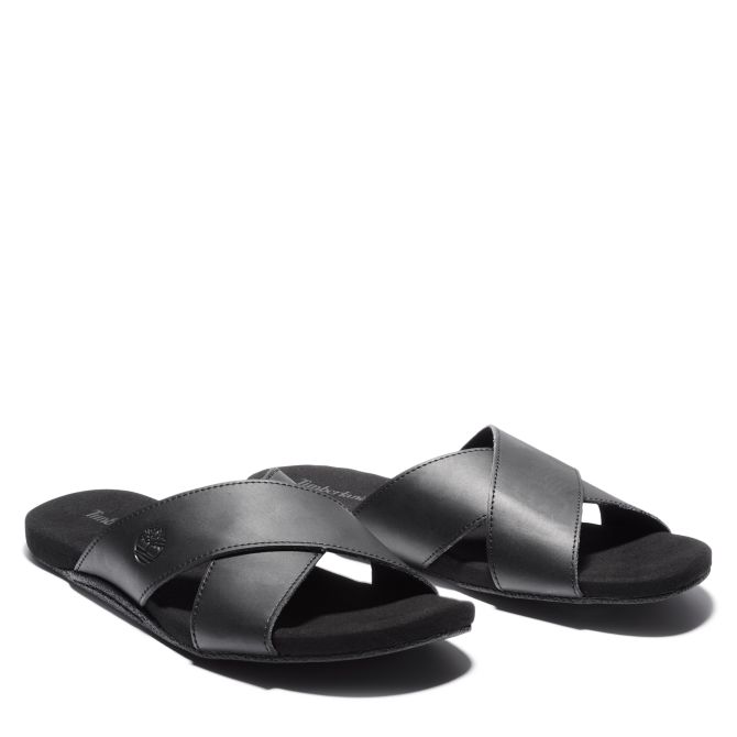 Мъжки чехли Seaton Bay Cross-Strap Sandals for Men in Black TB0A24Z5015 02