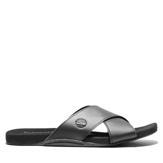 Мъжки чехли Seaton Bay Cross-Strap Sandals for Men in Black TB0A24Z5015 01