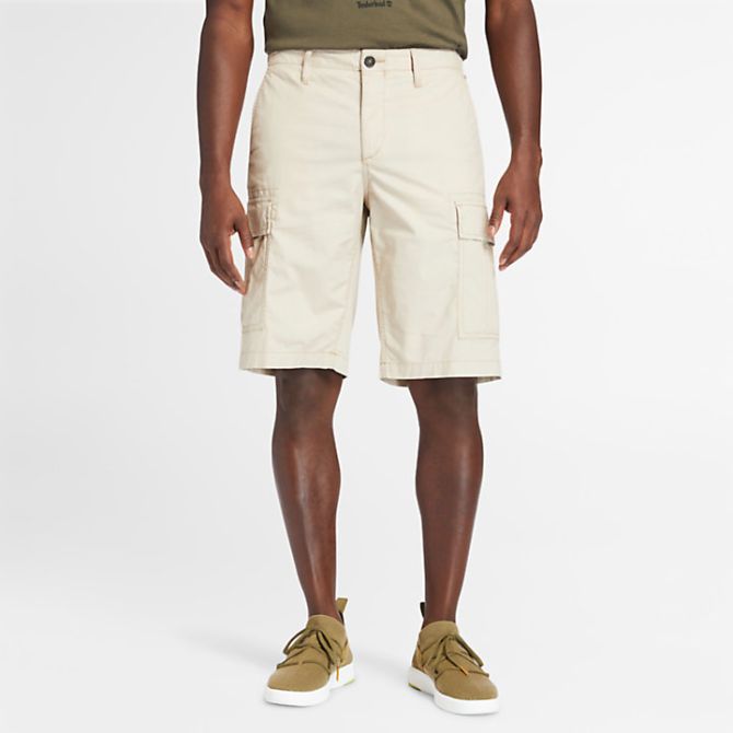 Мъжки панталон Poplin Cargo Shorts for Men in Beige TB0A25DS269 02