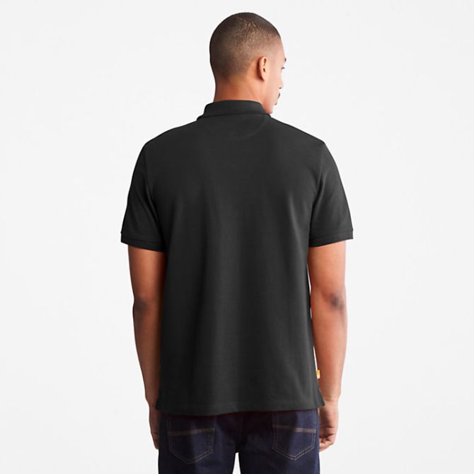 Мъжка тениска Millers River Pique Polo Shirt for Men in Black TB0A26N4001 04