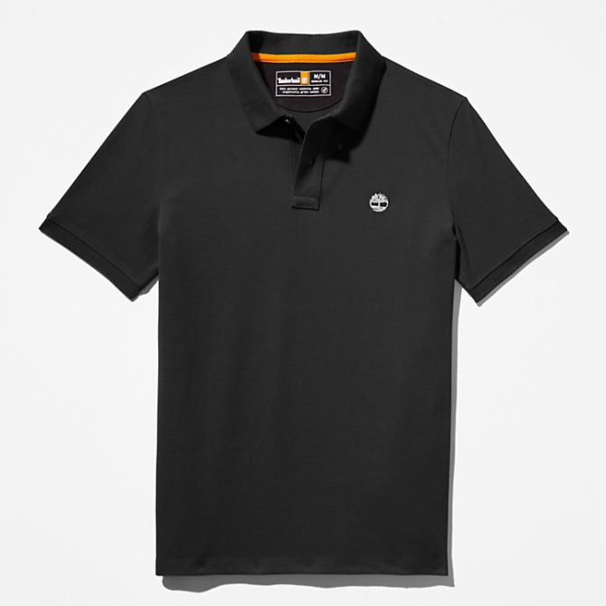 Мъжка тениска Millers River Pique Polo Shirt for Men in Black TB0A26N4001 01