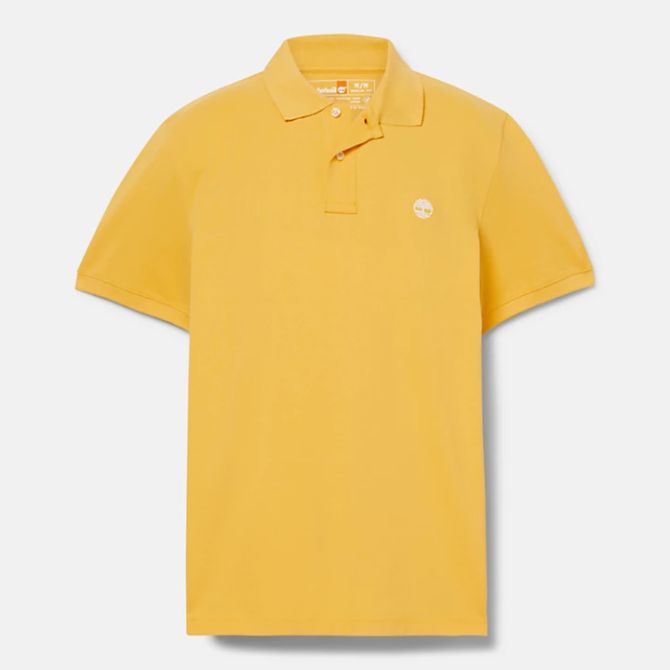Мъжка тениска Millers River Piqué Polo Shirt for Men in Light Yellow TB0A26N4EG4 05