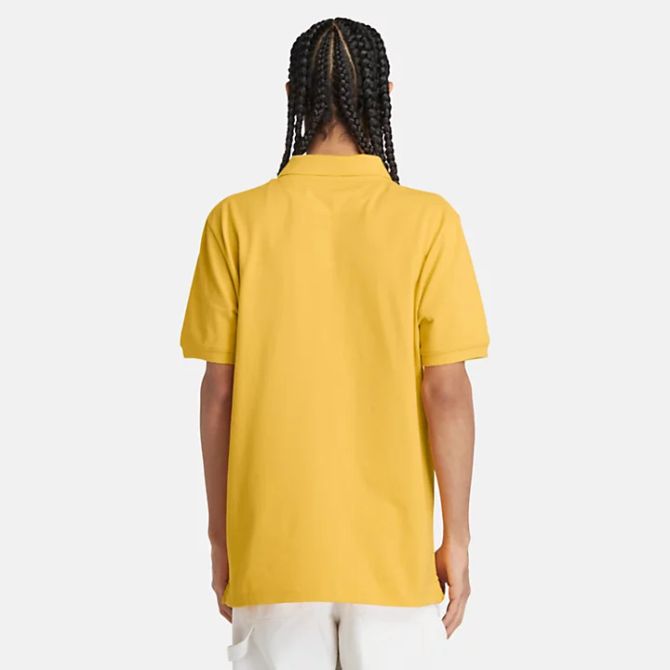 Мъжка тениска Millers River Piqué Polo Shirt for Men in Light Yellow TB0A26N4EG4 04