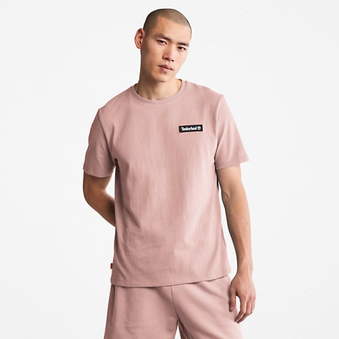 Унисекс тениска All Gender Heavyweight Badge T-Shirt in Pink TB0A26S7662 03