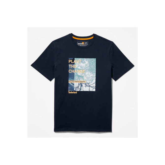 Мъжка тениска Men's Nature Needs Heroes™ Front-Graphic T-Shirt in Navy TB0A26SG433 01
