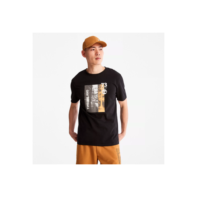 Мъжка тениска Men's Photographic Slub T-Shirt in Black TB0A26WJ001 01