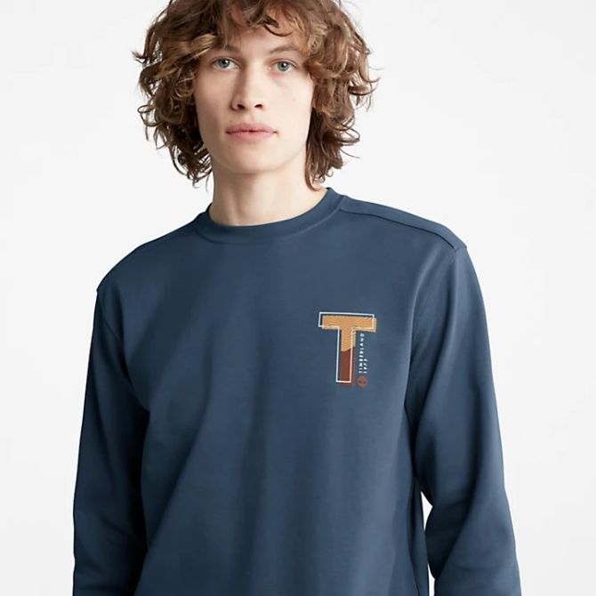 Мъжко горнище Sweatshirt with TimberFresh™ Technology for Men in Blue TB0A26XS288 05