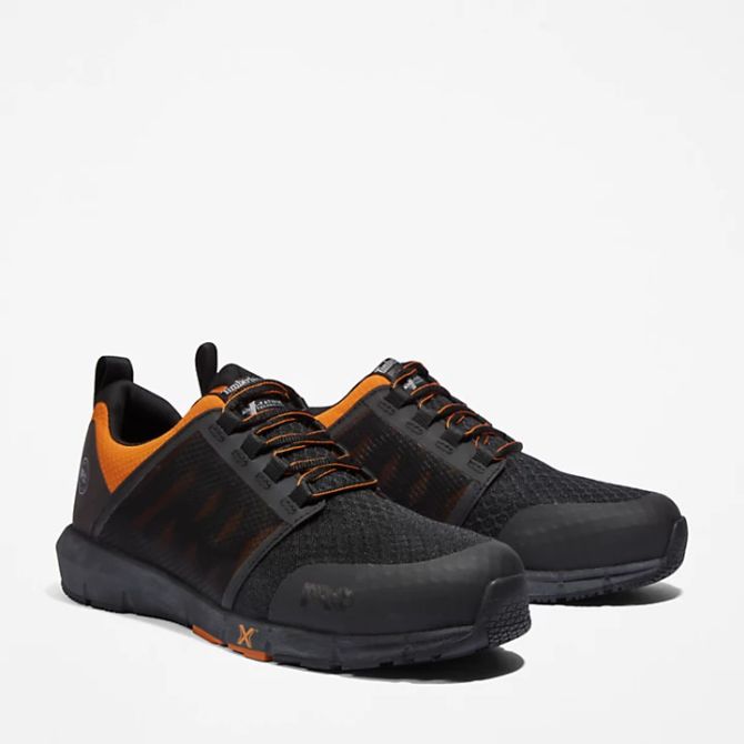 Мъжки обувки Radius Alloy-Toe Work Shoe for Men in Black and Orange TB0A27VV001 03