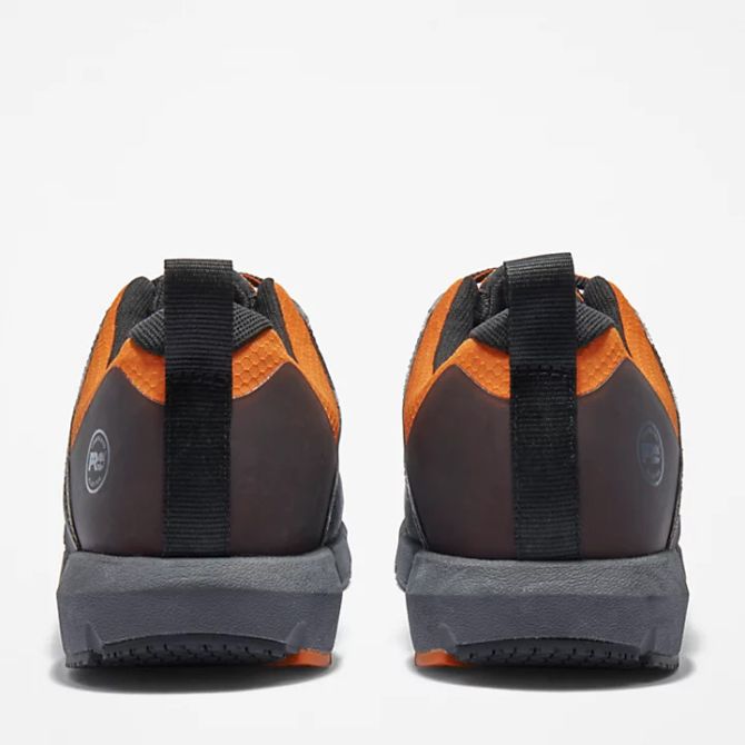 Мъжки обувки Radius Alloy-Toe Work Shoe for Men in Black and Orange TB0A27VV001 05