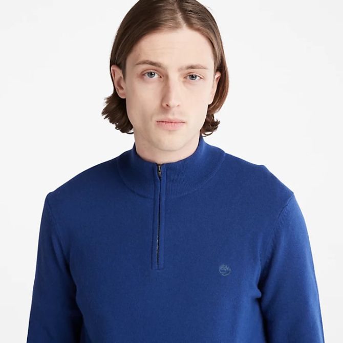Мъжки пуловер Cohas Brook Zip-neck Jumper for Men in Blue TB0A2BF6CY5 05