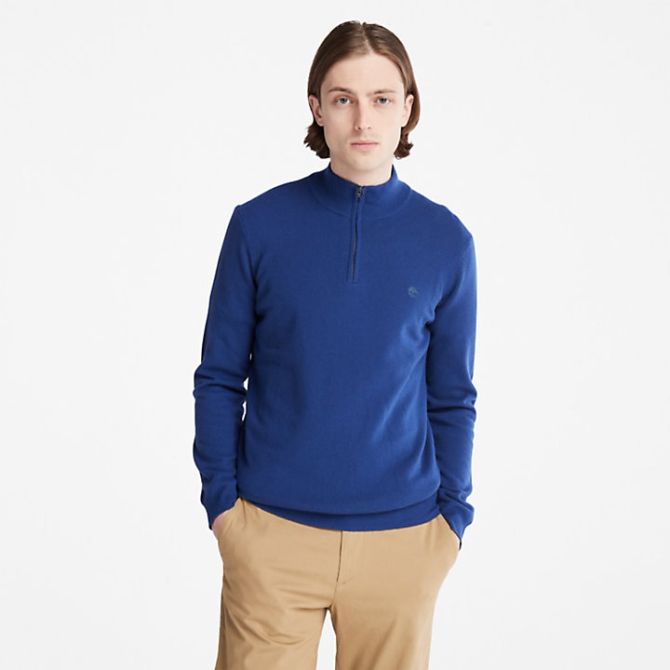 Мъжки пуловер Cohas Brook Zip-neck Jumper for Men in Blue TB0A2BF6CY5 02