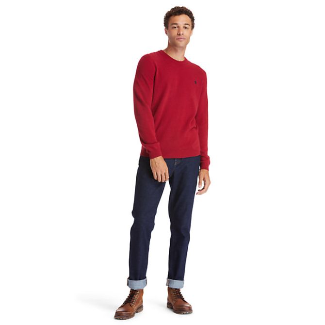 Мъжки пуловер Cohas Brook Sweater for Men in Red TB0A2BFHC56 01