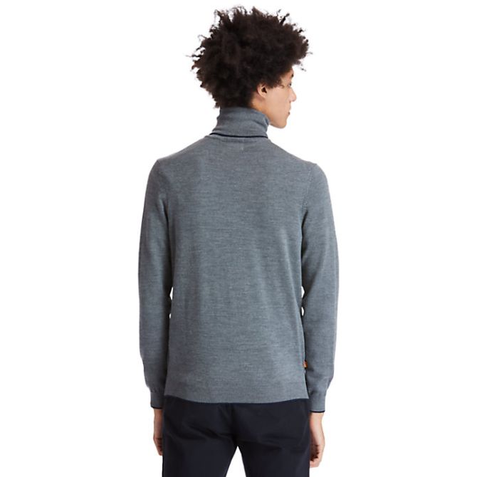 Мъжки пуловер Nissitissit River Merino Sweater for Men in Dark Grey TB0A2BGFU14 03