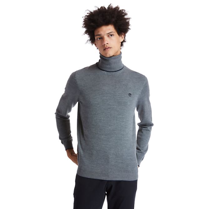 Мъжки пуловер Nissitissit River Merino Sweater for Men in Dark Grey TB0A2BGFU14 02