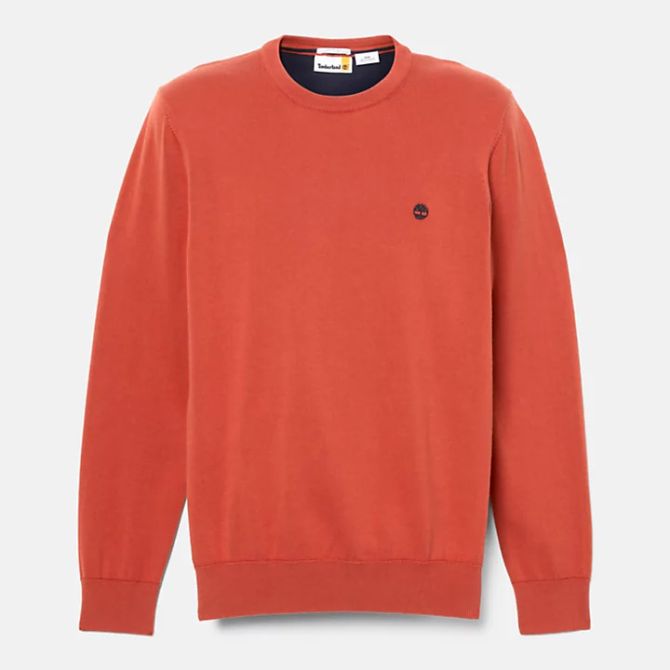 Мъжки пуловер Williams River Crewneck Sweater for Men in Red TB0A2BMMEG6 01