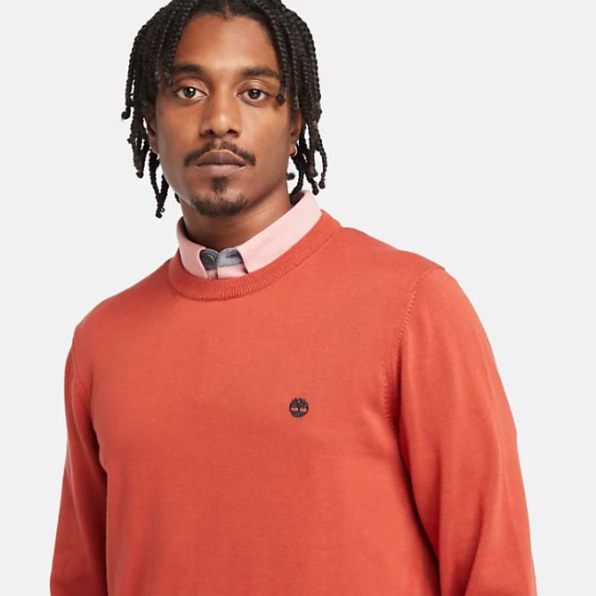 Мъжки пуловер Williams River Crewneck Sweater for Men in Red TB0A2BMMEG6 03