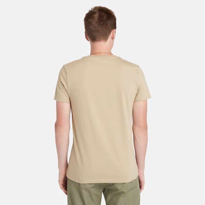 Мъжка тениска Dunstan River T-Shirt for Men in Beige TB0A2BPRDH4 04