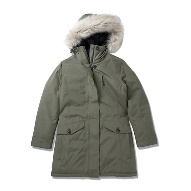 Дамско яке DryVent™ Parka for Women in Green TB0A2C25A58 01