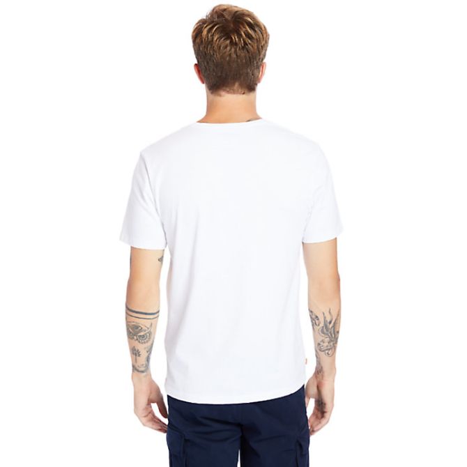 Мъжка тениска Kennebec River Tree Logo T-shirt for Men in White TB0A2C2R100 03