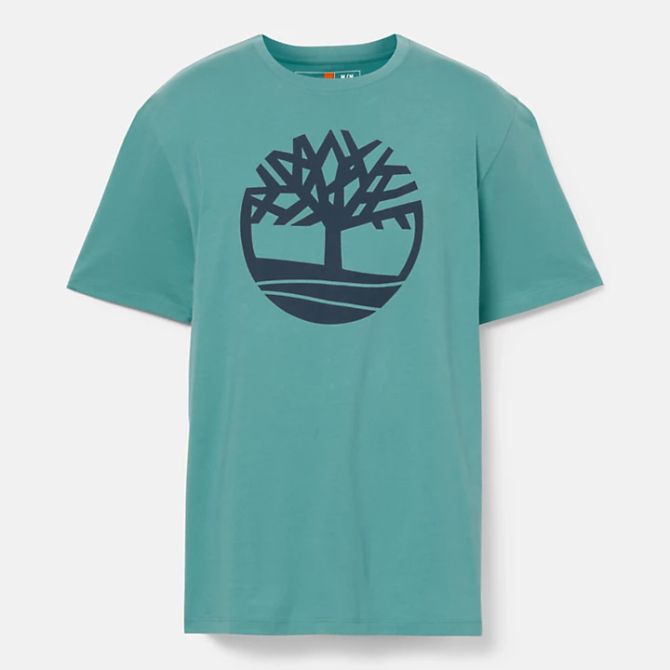 Мъжка тениска Kennebec River Tree Logo T-Shirt for Men in Teal TB0A2C2RCL6 05