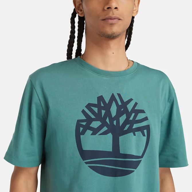 Мъжка тениска Kennebec River Tree Logo T-Shirt for Men in Teal TB0A2C2RCL6 03