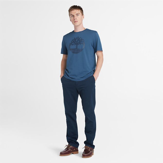 Мъжка тениска Kennebec River Tree Logo T-Shirt for Men in Blue TB0A2C2RS74 02
