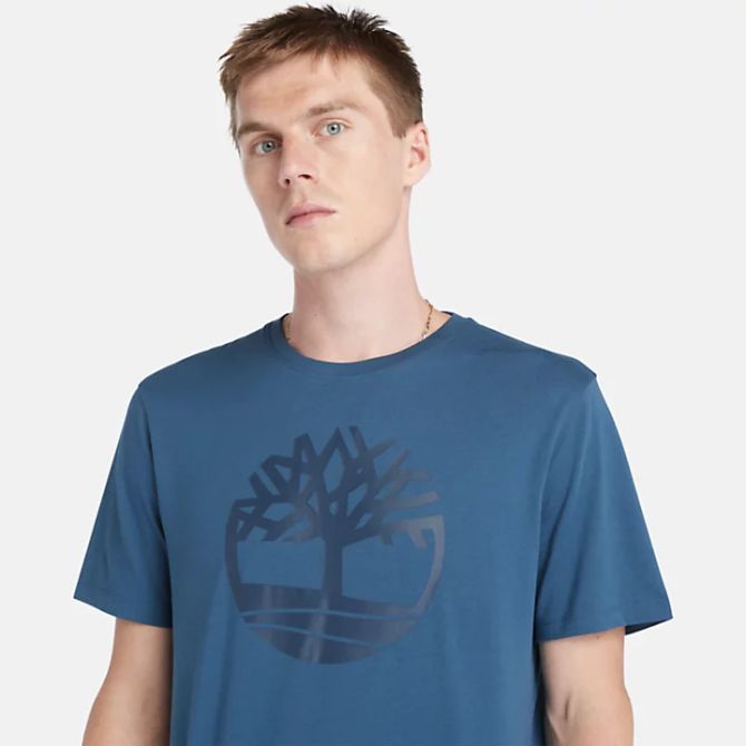 Мъжка тениска Kennebec River Tree Logo T-Shirt for Men in Blue TB0A2C2RS74 03