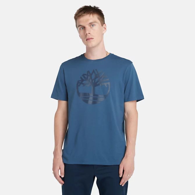 Мъжка тениска Kennebec River Tree Logo T-Shirt for Men in Blue TB0A2C2RS74 01